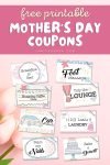 Mother's Day Coupons Free Printable