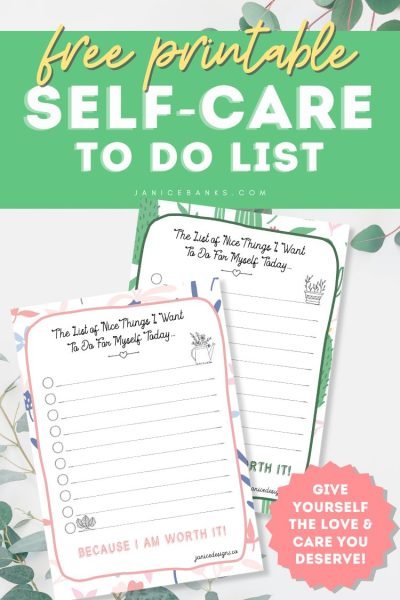 Free Printable: Boost Your Day with a Self-Care To-Do List!