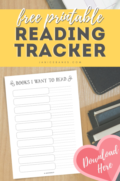 Reading Tracker Free Printable
