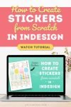 How to Create Stickers from Scratch in Indesign