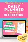 How to Design a Daily Planner Printable in Indesign